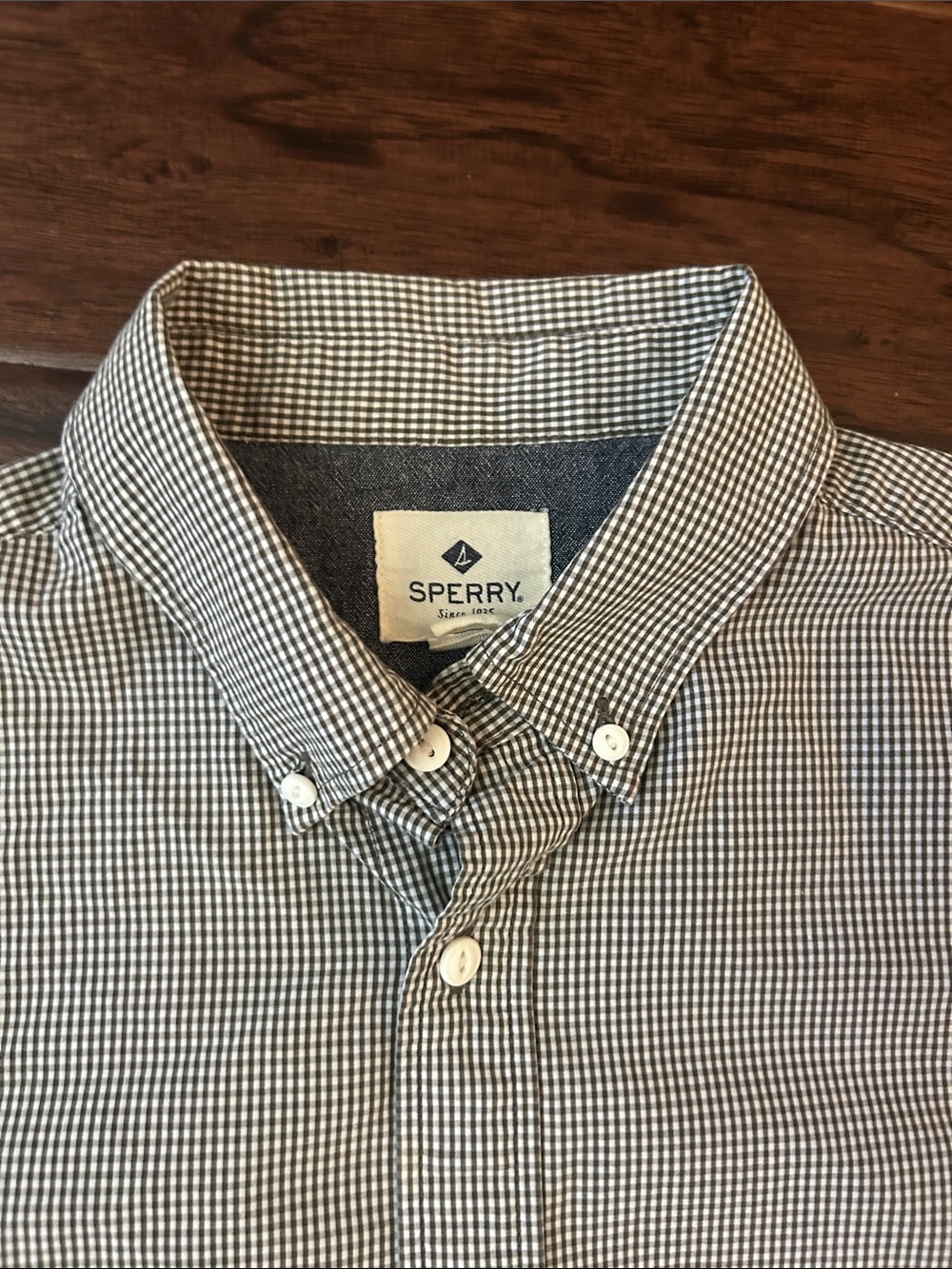 Sperry Men's Button-Down Long Sleeve Check Shirt